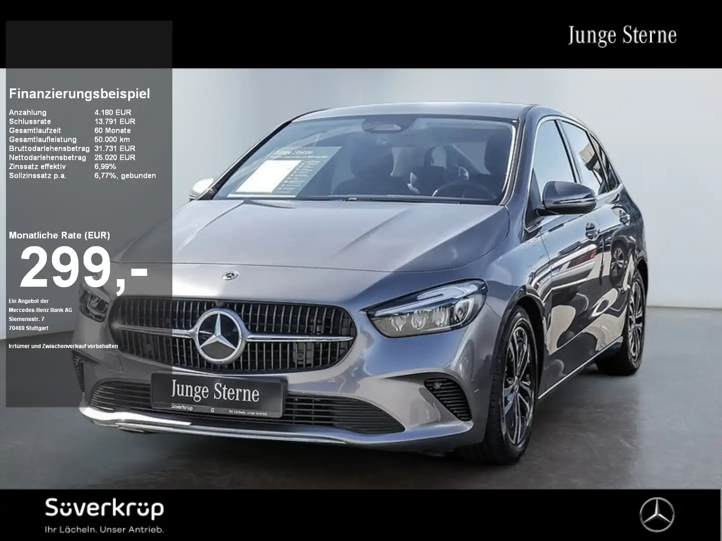 Mercedes-Benz B 200 , PROGRESSIVE KAMERA SPUR PDC SHZ Grau - 1