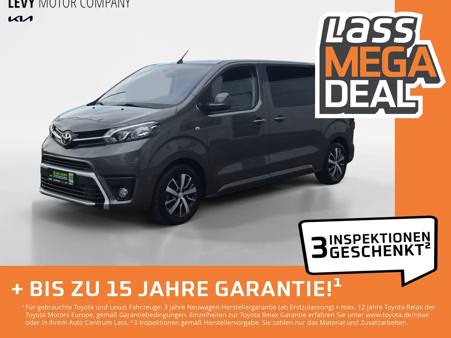 Toyota Proace Verso +Navi+Kamera+ Šedá - 1