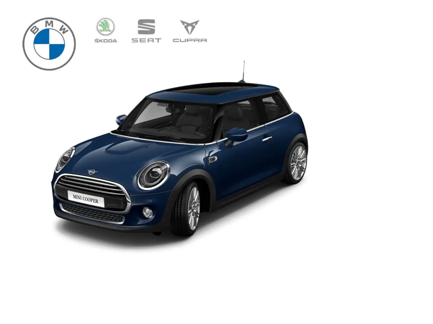 MINI Cooper 1.5+AMBILIGHT+EL.AUSSENSPIEGEL+KEYLESS+PDC Bleu - 1