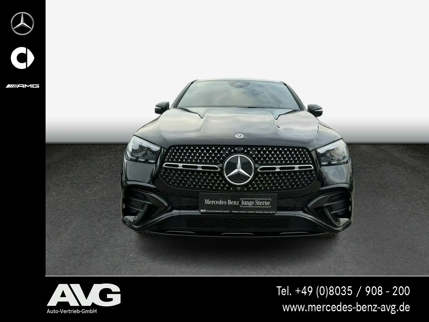 Mercedes-Benz GLE 450 GLE 450 d 4M Coupé AMG PANO 360° KEYLESS DISTR. Schwarz - 2