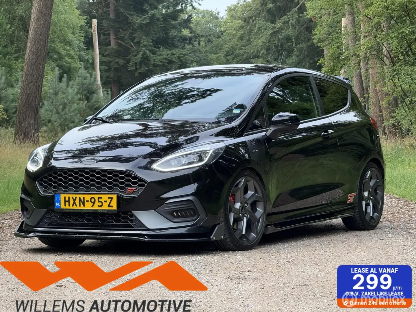 Ford Fiesta 1.5 EcoBoost ST-3 Maxton-Design - B&O - 18 inch Zwart - 1