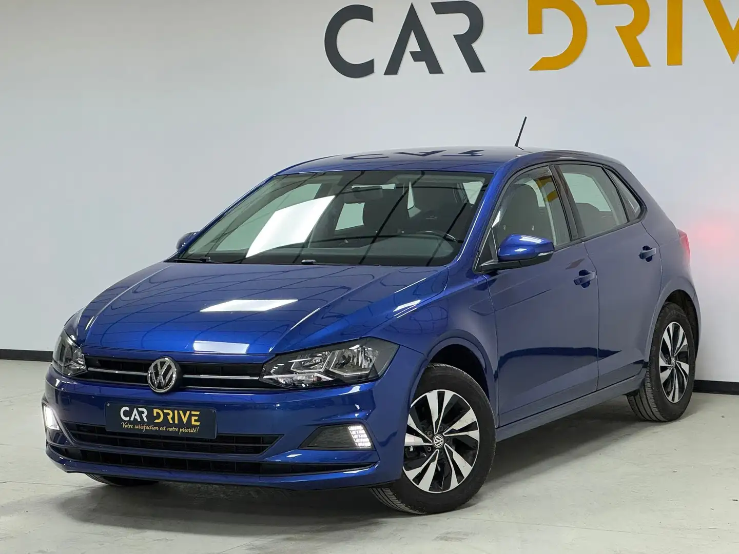 Volkswagen Polo Polo 1.6 TDi ATT REMORQUE/LED DE JOUR/1ER PROP Bleu - 1
