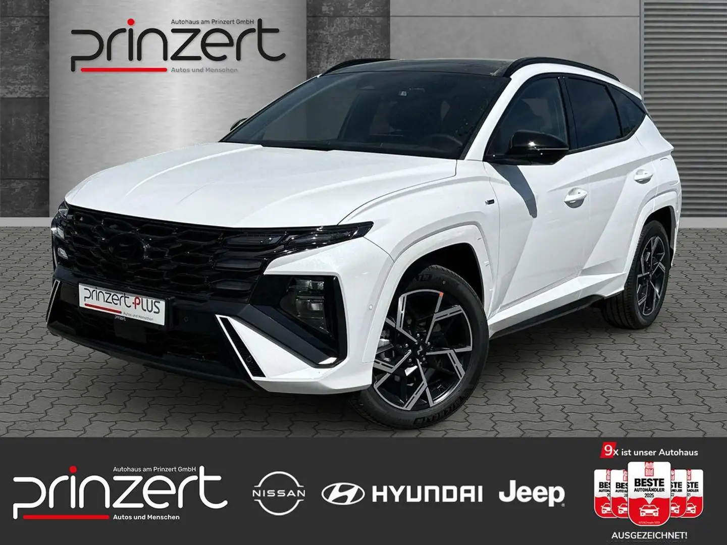 Hyundai TUCSON 1.6 T-GDI Hybrid "N Line" Sitz-Paket*PGD*Assistent Weiß - 1