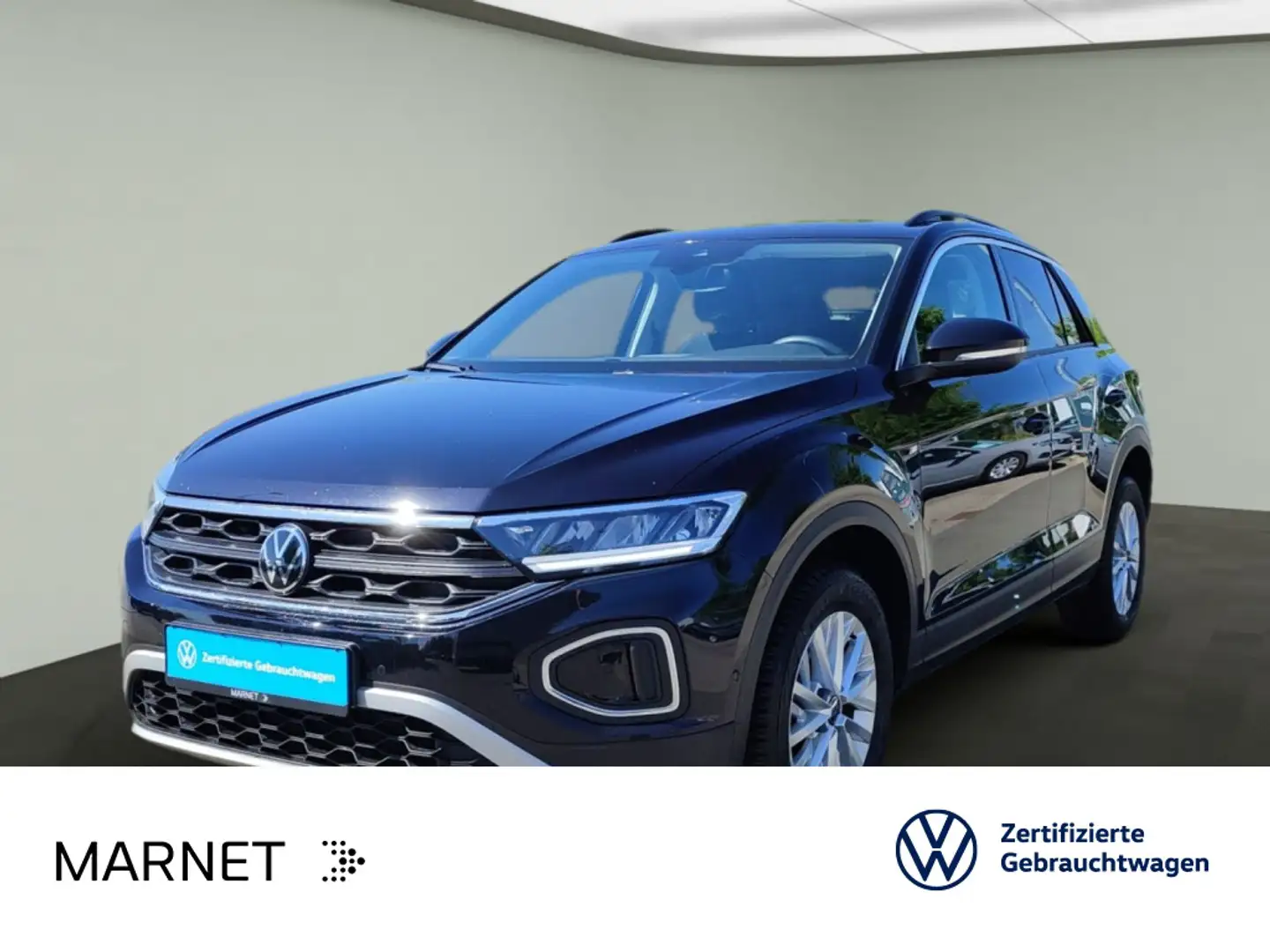 Volkswagen T-Roc 1.0 TSI LIFE*LED*DIGITAL*NAVI*PDC*SHZ*16ZO Schwarz - 1