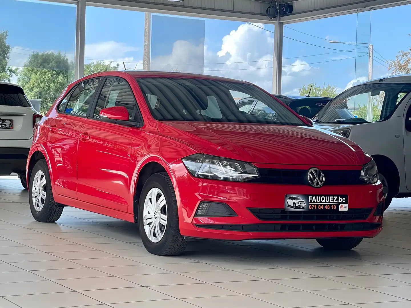 Volkswagen Polo 1.0i • A/C - Écran • Garantie 12 mois Rood - 2