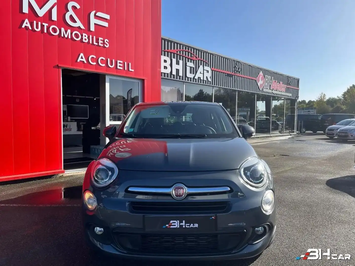 Fiat 500X 1.6 MJT 120 LOUNGE 4X2 Noir - 2