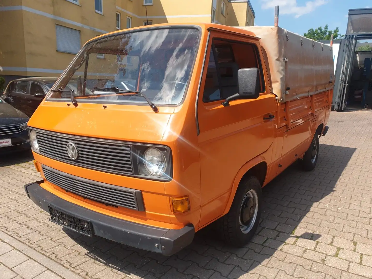 Volkswagen T3 Pritsche 1.Hand K.D. Gepflegt !! Orange - 1