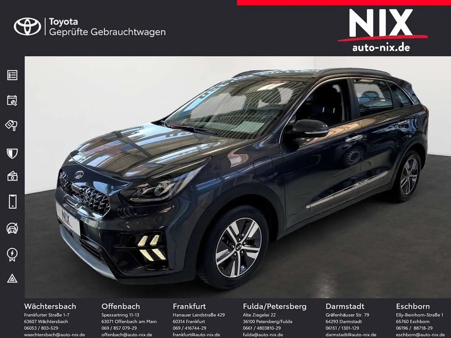 Kia Niro 1.6 Plug-in Hybrid Vision LED KAMERA Gris - 1