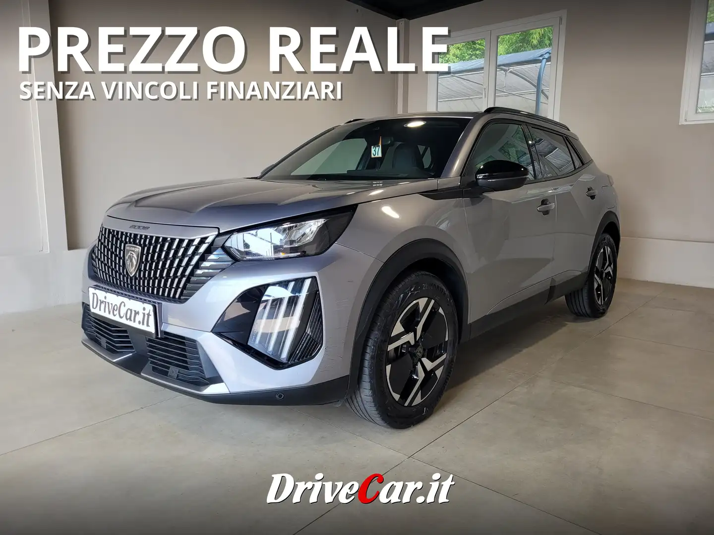 Peugeot 2008 1.2 ALLURE AUT. CRUISE LED CARPLAY PELLE NAVI Grijs - 1