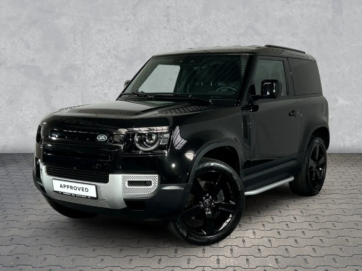 Land Rover Defender 90 Hardtop D200 AHK-el. klappb. Navi 360* Winterpa Negro - 1