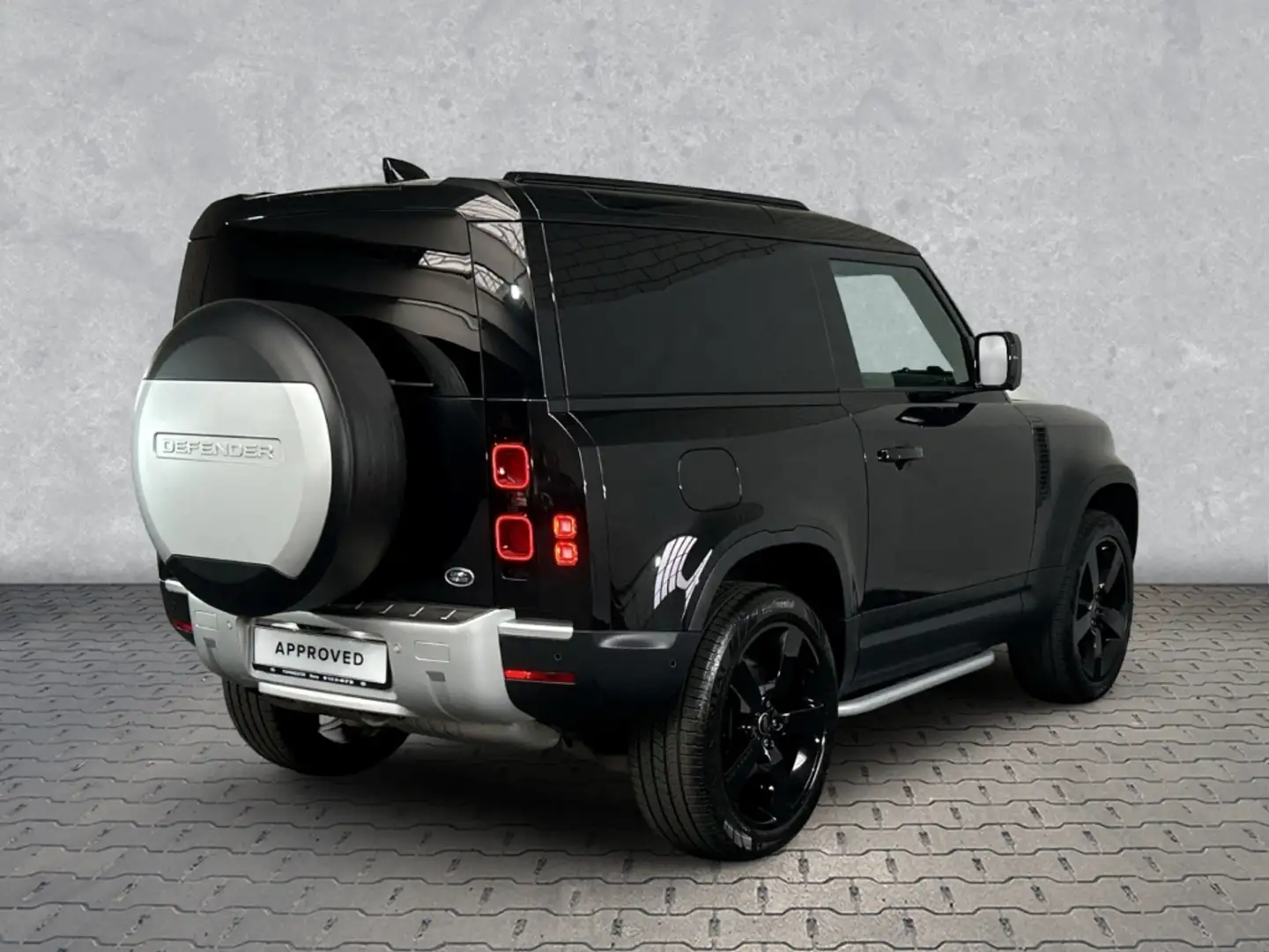 Land Rover Defender 90 Hardtop D200 AHK-el. klappb. Navi 360* Winterpa Negro - 2