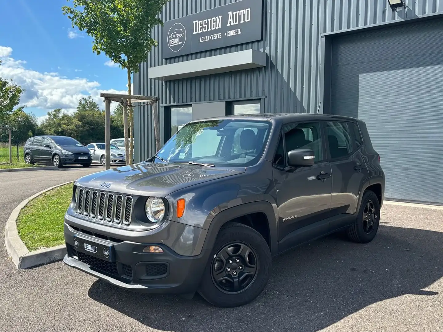 Jeep Renegade 1.6 ETORQ 110CH SPORT - 1 ERE MAIN - CAMERA DE RECUL 50000 KMS Gris - 1
