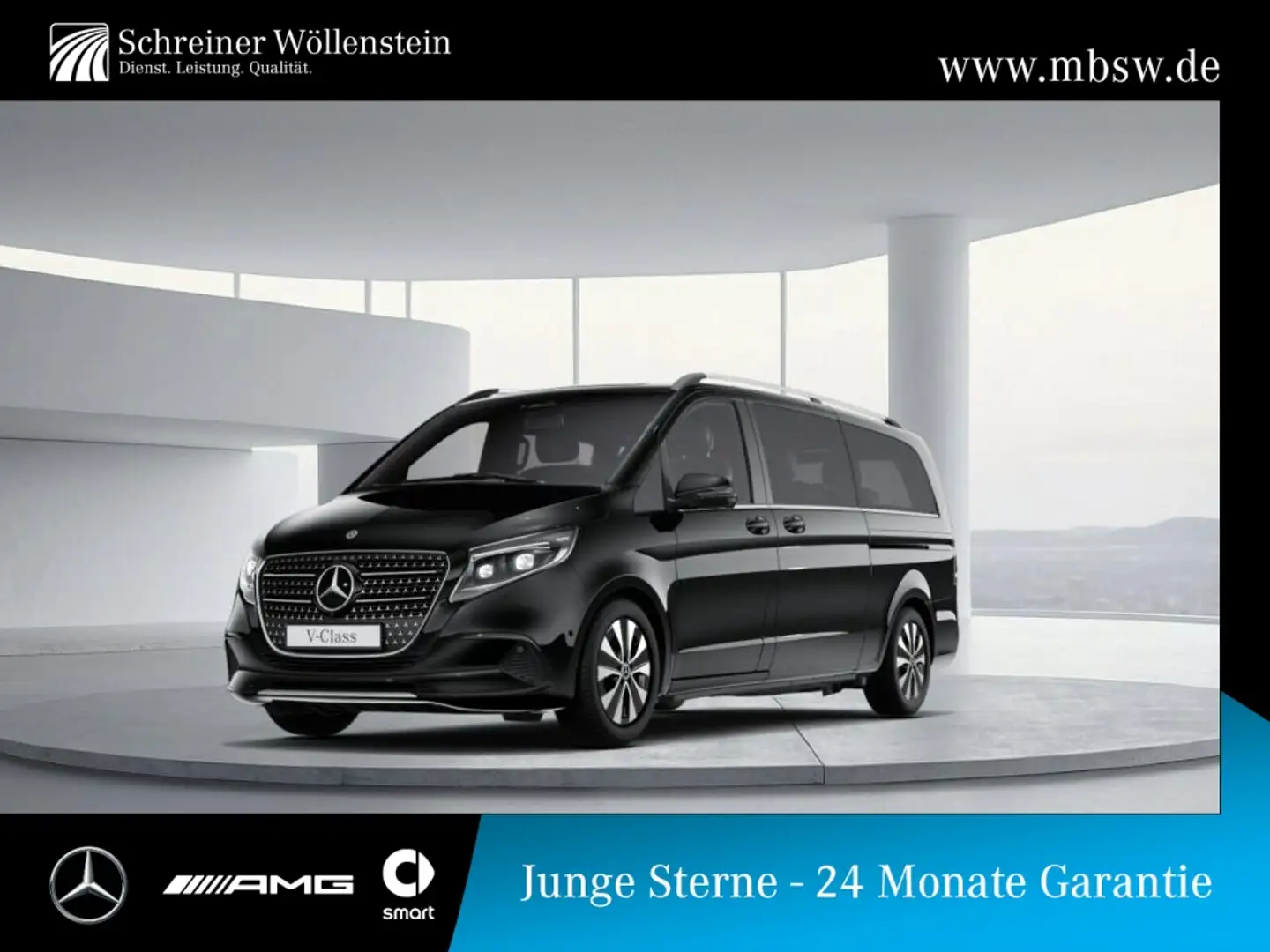 Mercedes-Benz V 300 Avantgarde XL MBeam*Distr*Stdhzg*360°*Navi Noir - 1
