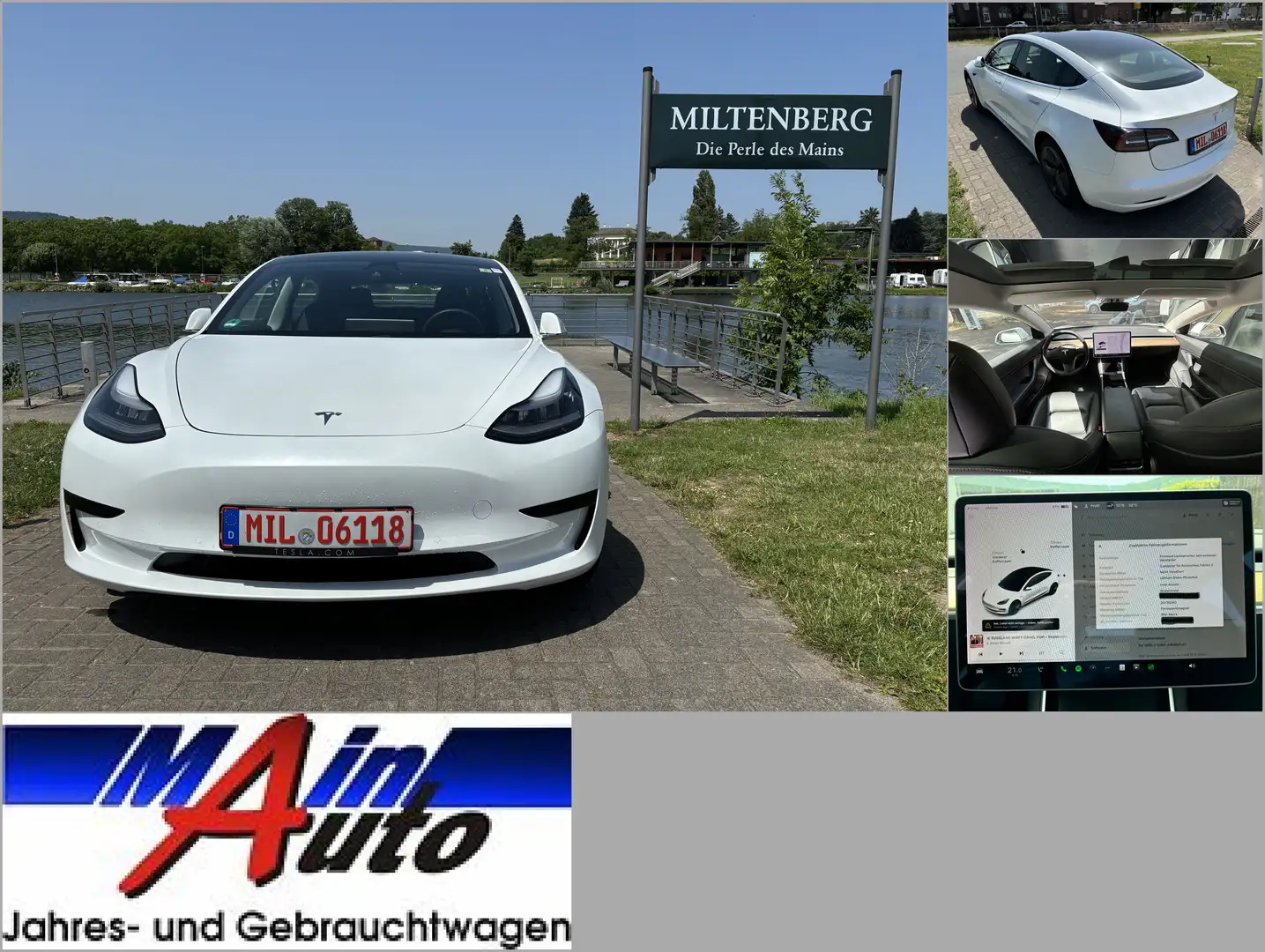 Tesla Model 3 Standard Range Plus RWD  LFP Shanghai Weiß - 1