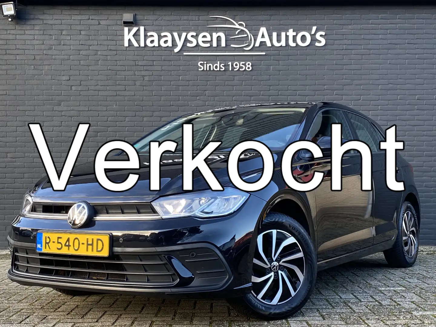 Volkswagen Polo 1.0 TSI Life Business | 1e eigenaar | dealer onder Noir - 1