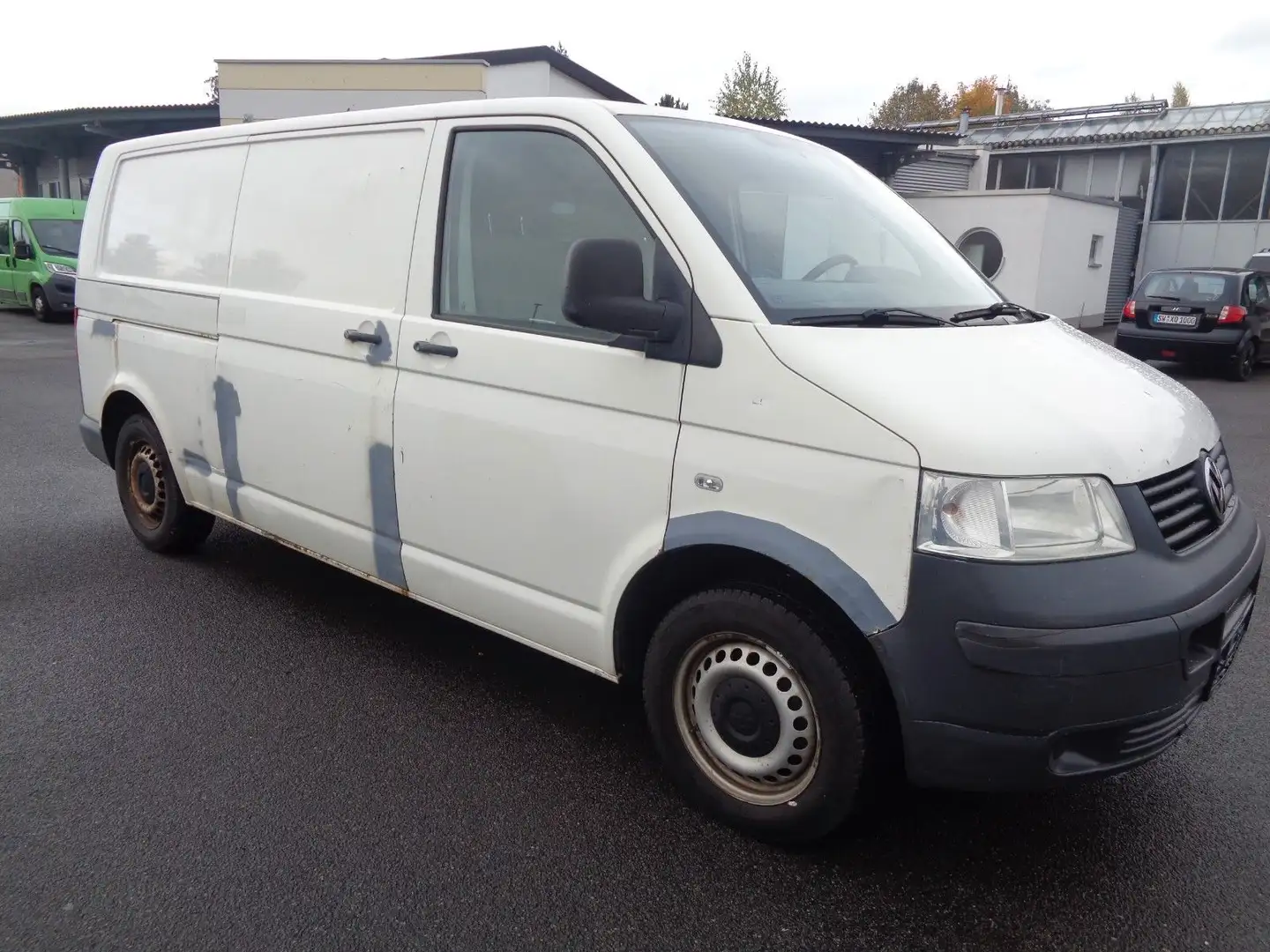 Volkswagen T5 Transporter Kasten lang **TÜV 7/27** Grau - 2