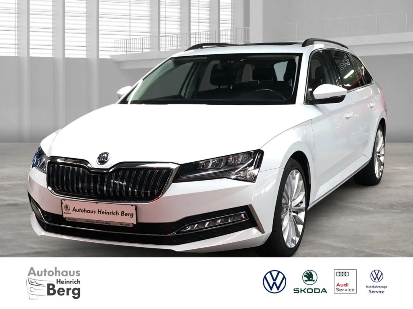 Skoda Superb Combi Ambition 1.4 TSI iV Hybrid DSG AD StandHZG E Weiß - 1