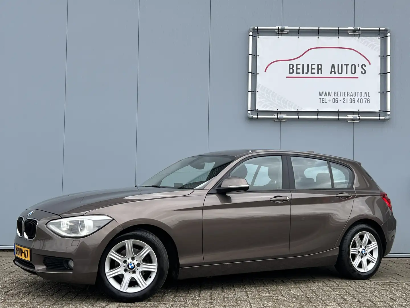 BMW 116 1-serie 116i EDE Executive Navigatie/Bluetooth/Xen Brown - 1