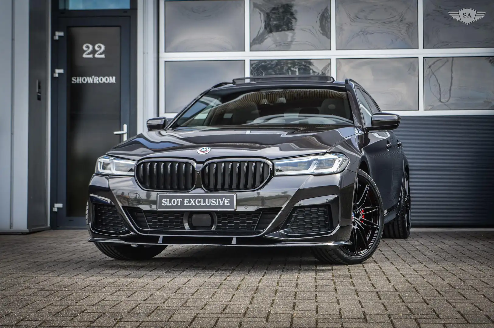 BMW 530 5-serie 530i|HIGH EXECUTIVE|M-SPORT|PANO|HUD|LASER Gris - 1