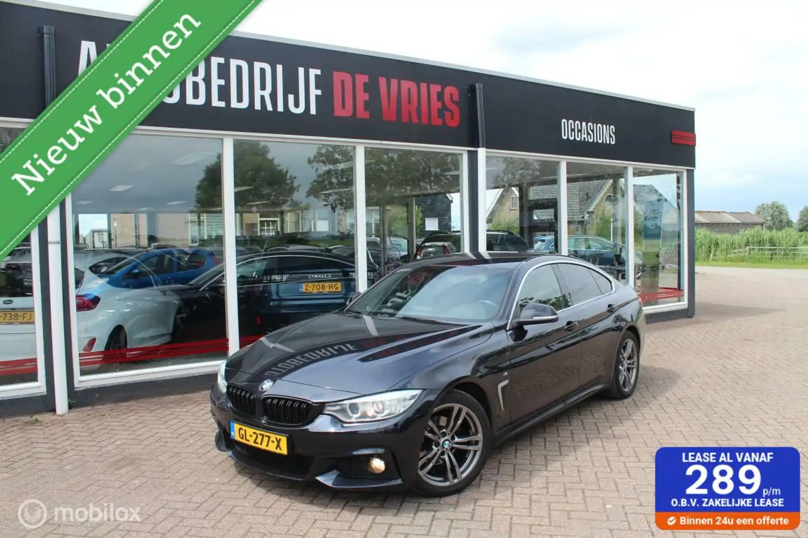 BMW 420 4-serie Gran Coupé 420i M Sport/Alcantara/Stoelver Zwart - 1