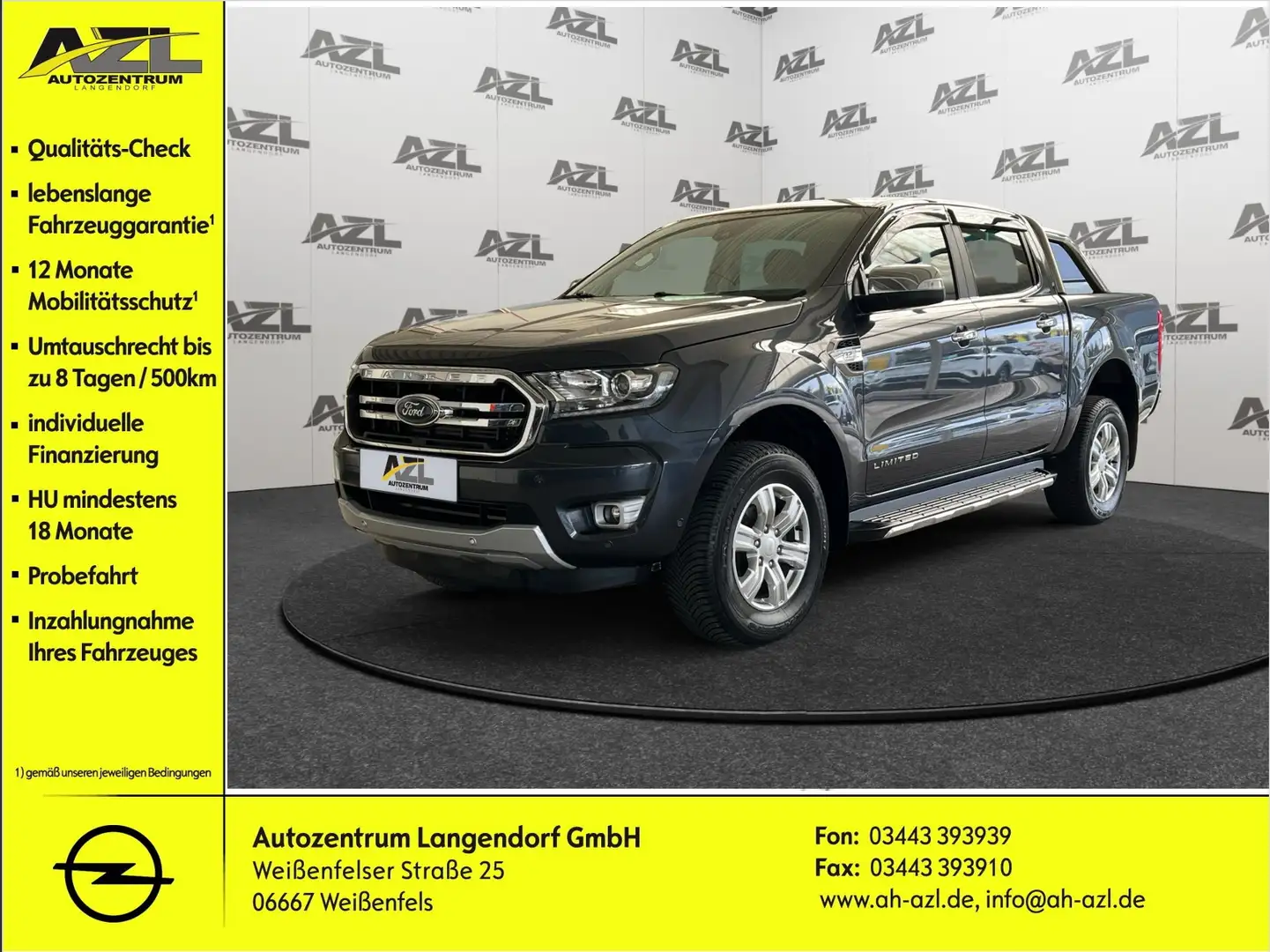 Ford Ranger Doppelkabine 4x4 Limited | Off-Road-Paket Grau - 1