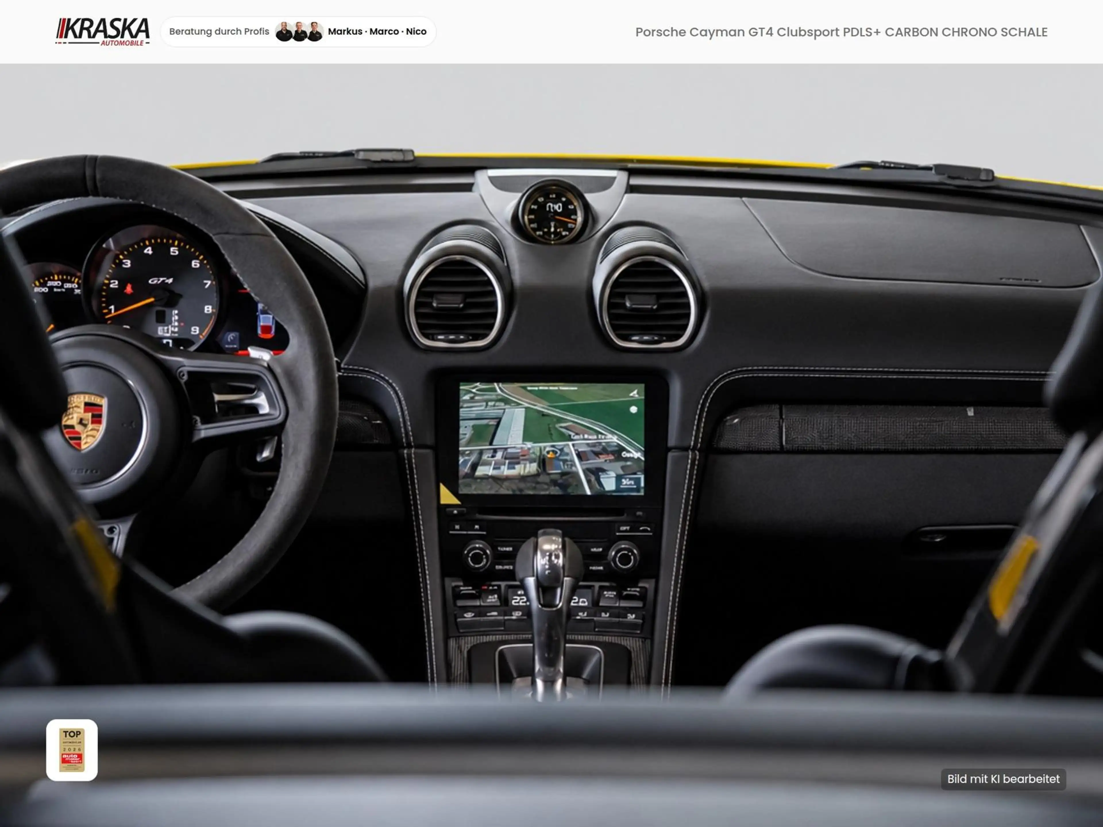 Porsche Cayman GT4 Clubsport PDLS+ CARBON CHRONO SCHALE — photo 6
