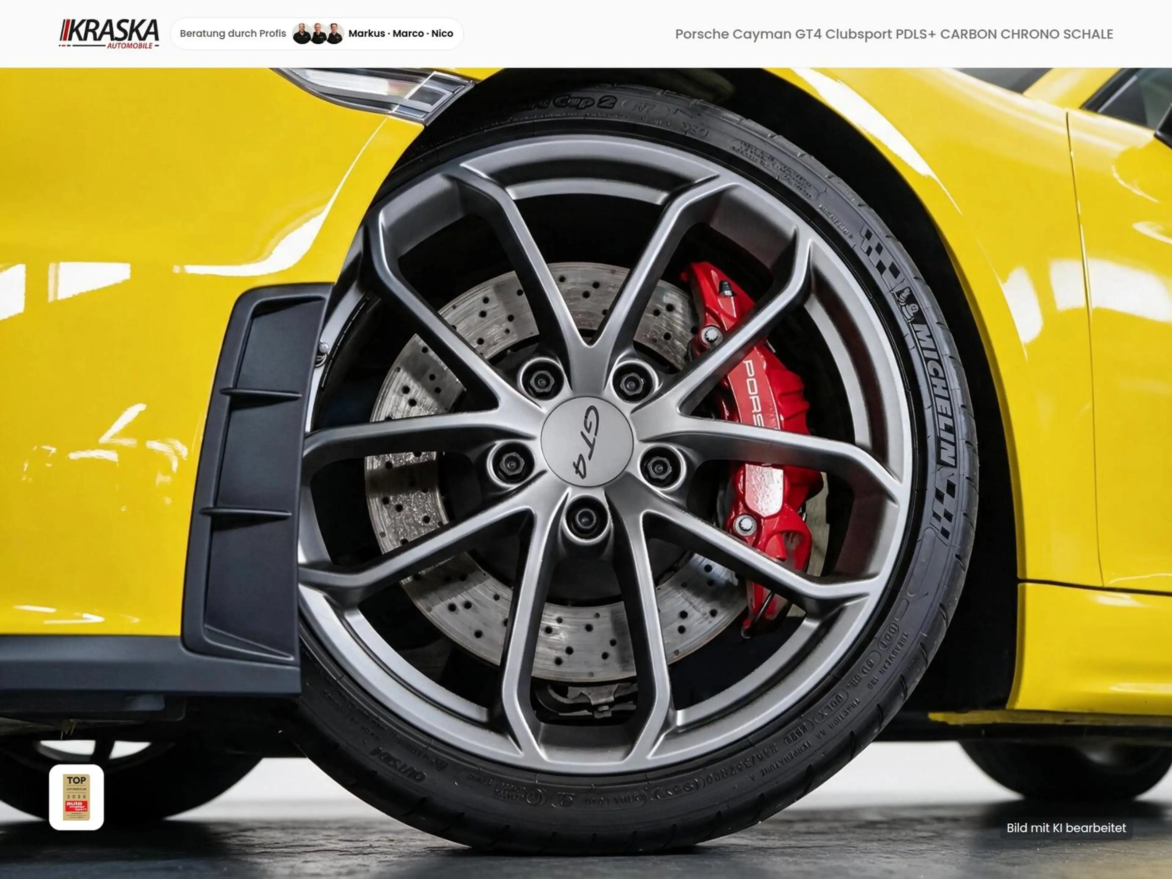 Porsche Cayman GT4 Clubsport PDLS+ CARBON CHRONO SCHALE — photo 15