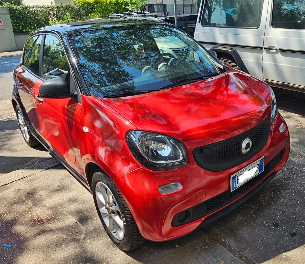 smart forFour Forfour II 2015 1.0 Youngster 71cv c/S.S. Rosso - 1
