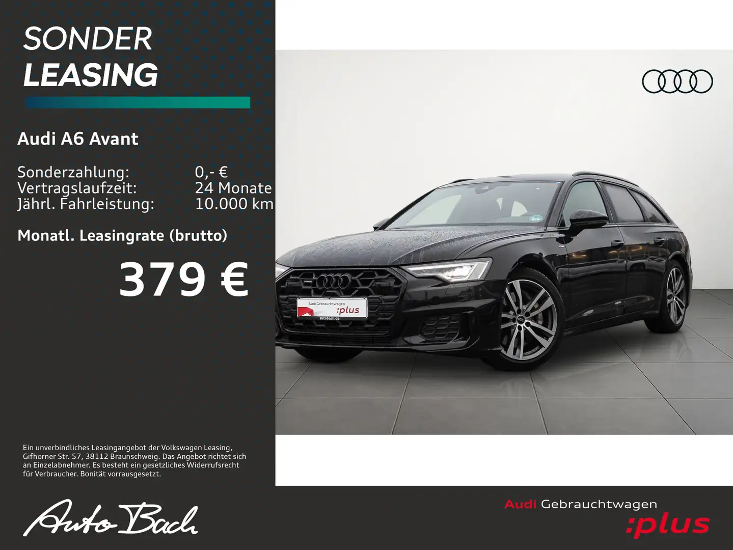 Audi A6 50TFSIe S line qu. Navi Matrix HuD ACC Schwarz - 2