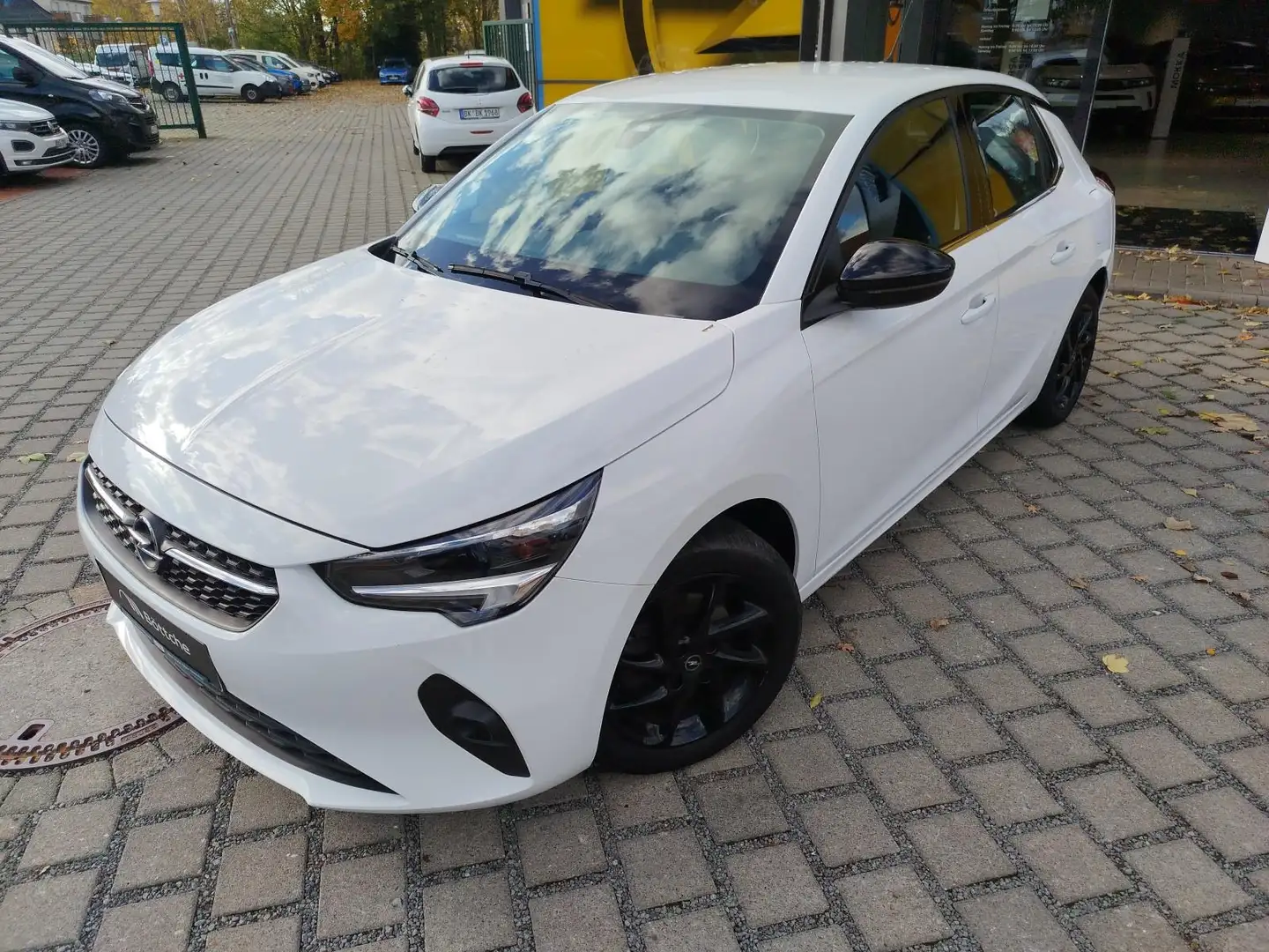 Opel Corsa F Elegance, Klima,SH,LH,Kamera,Voll-LED,Allwetterr Weiß - 2