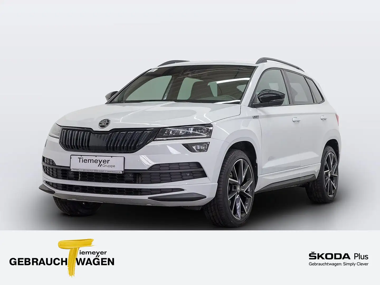 Skoda Karoq 2.0 TSI DSG 4x4 SPORTLINE LED NAVI L19 AHK Weiß - 1
