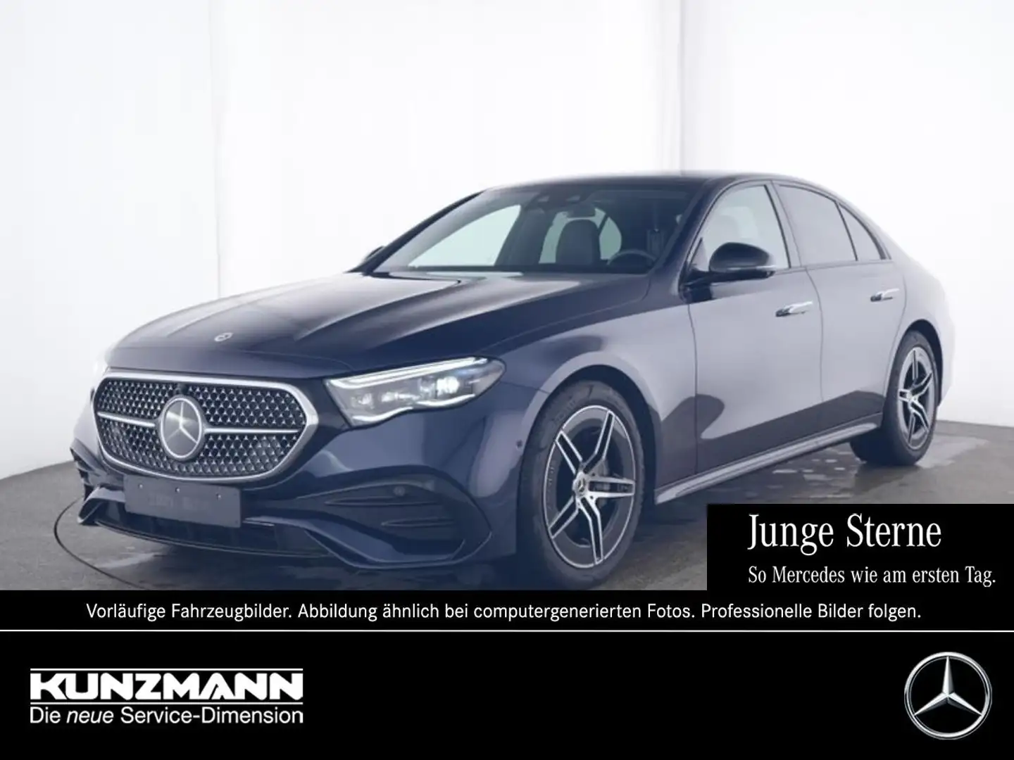 Mercedes-Benz E 450 d 4M AMG Night Navi Distronic Memory 360° Albastru - 1