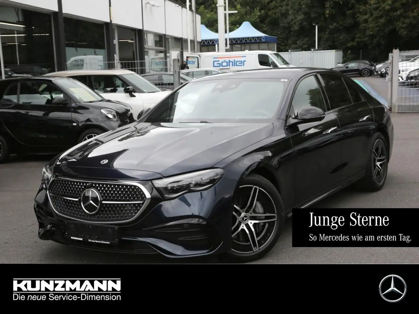 Mercedes-Benz E 450 d 4M AMG Night Superscreen Navi 360° Memory Bleu - 1