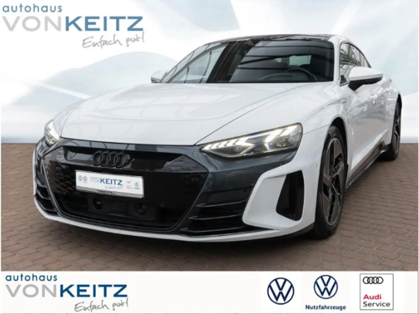 Audi e-tron GT quattro +LASER+HUD+ACC+B&O+360° Blanc - 1
