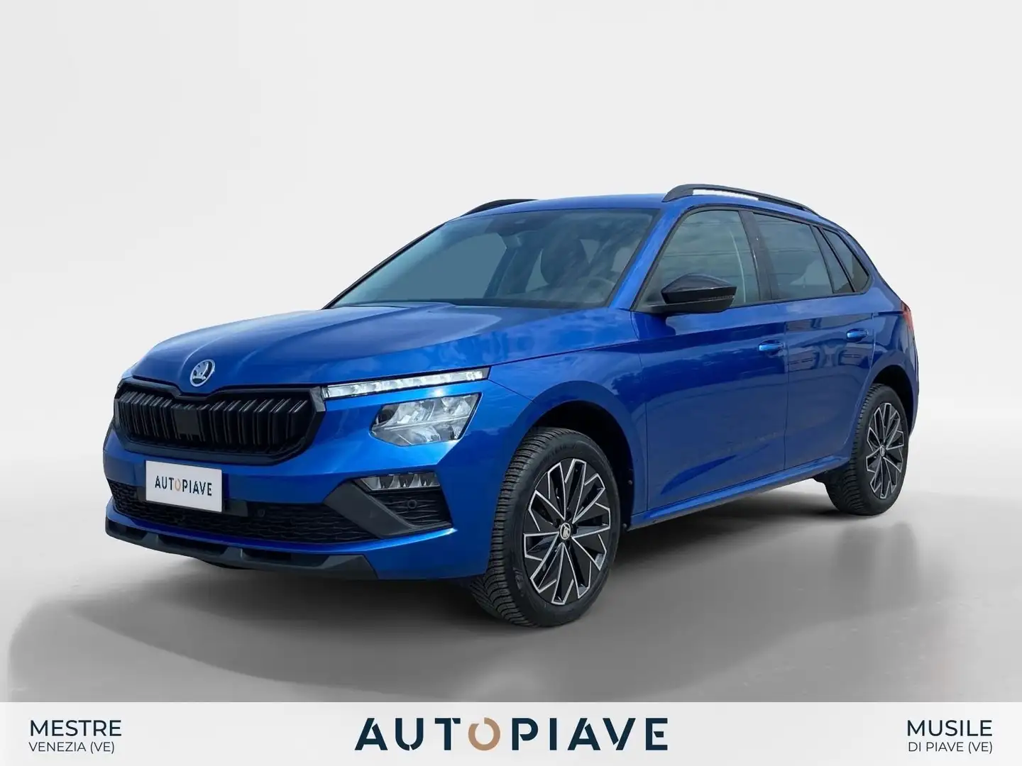 Skoda Kamiq 1.0 TSI 115 CV Black Dots Blauw - 1