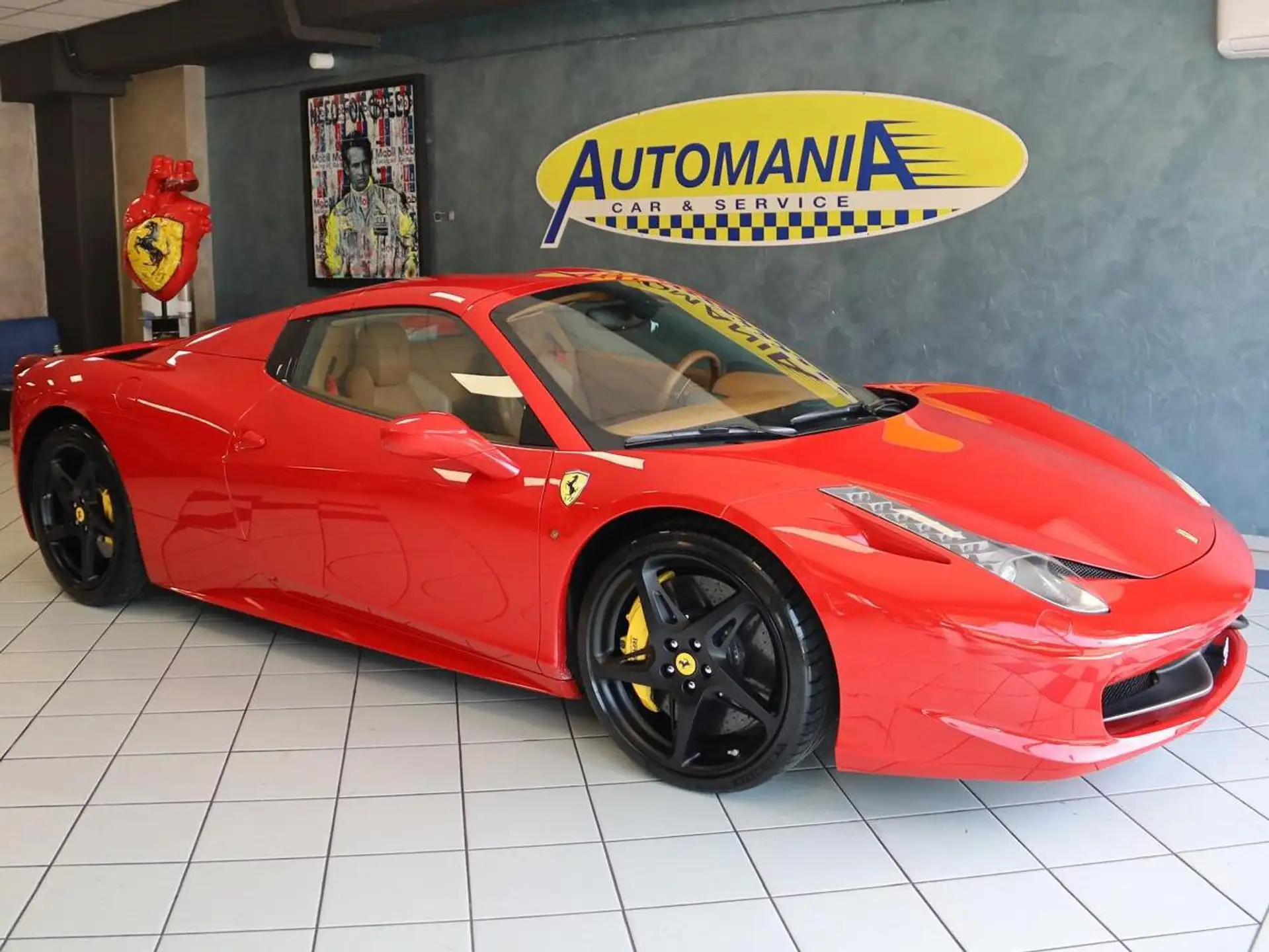 페라리 458 2015 빨강 사진 2