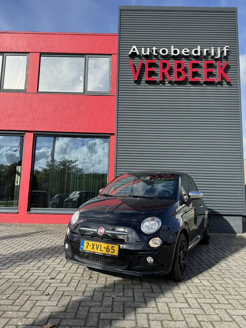 Fiat 500 0.9 TwinAir Lounge Zwart - 1