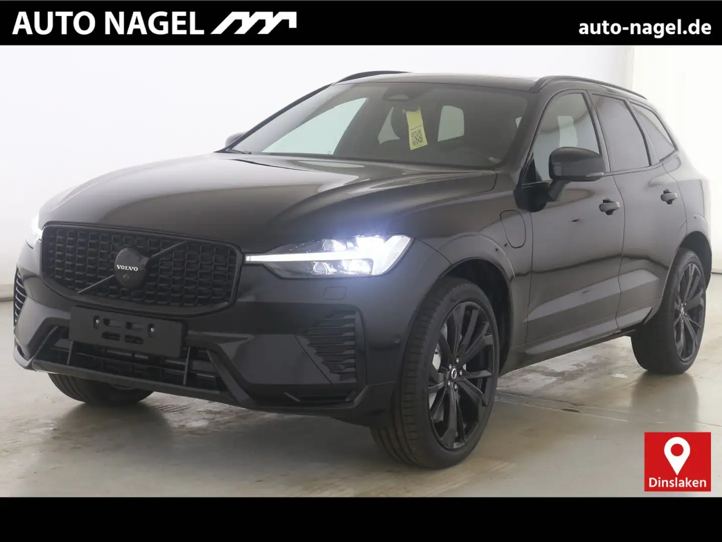 Volvo XC60 T8 AWD Plus Black Ed. Plug-In Licht-Paket 360Kam Schwarz - 1