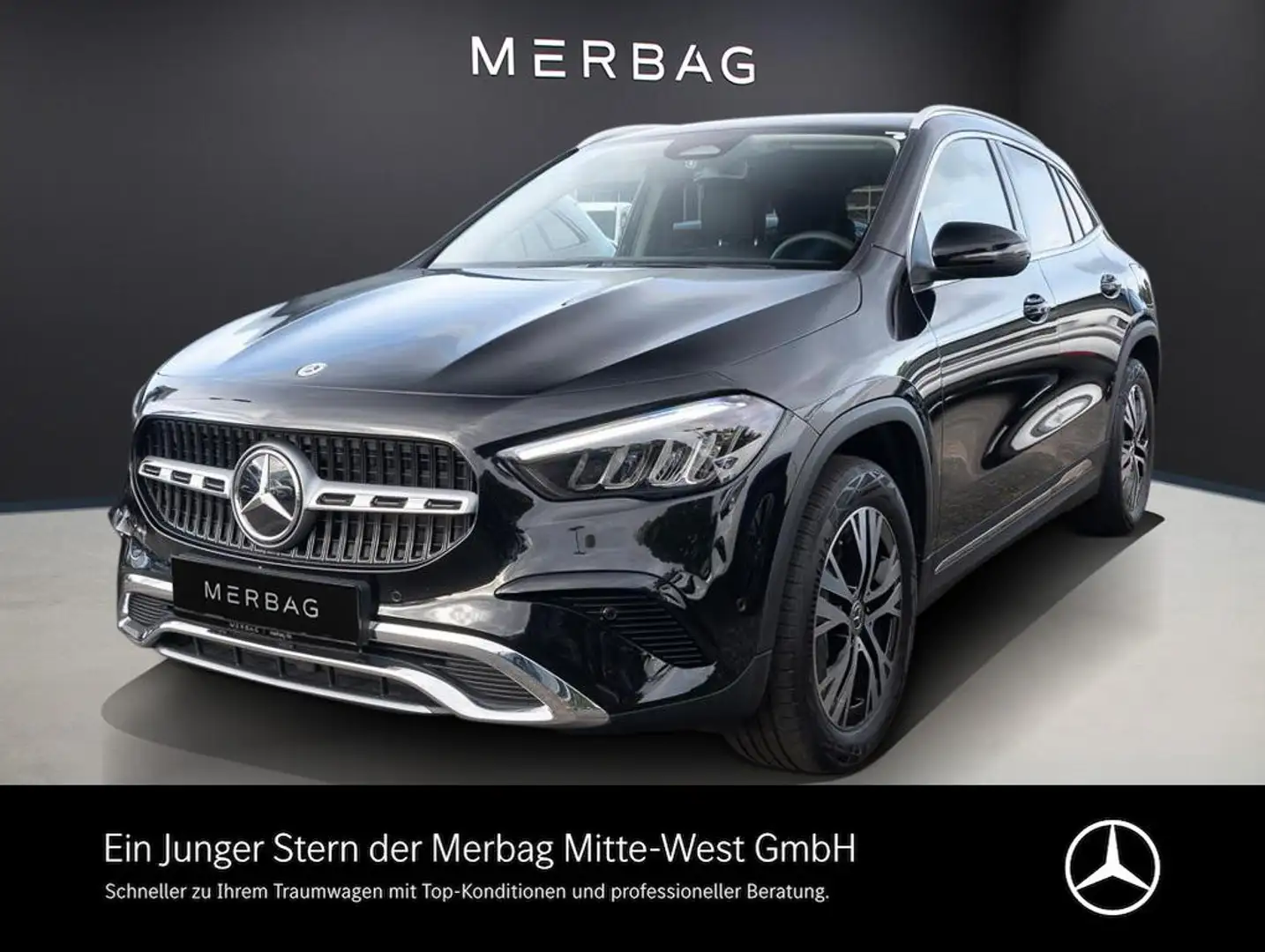 Mercedes-Benz GLA 220 d 4MATIC AHK LED Navi SHZ Winterp. Kam. Nero - 1