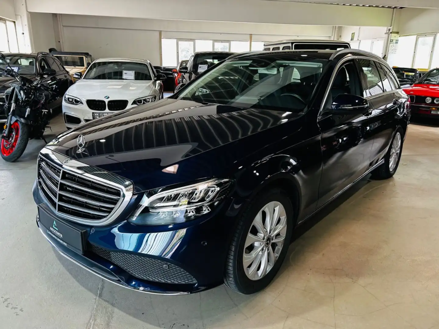 Mercedes-Benz C 200 T-Modell *Kamera*El. Ahk*Teilleder*Navi* Blauw - 2