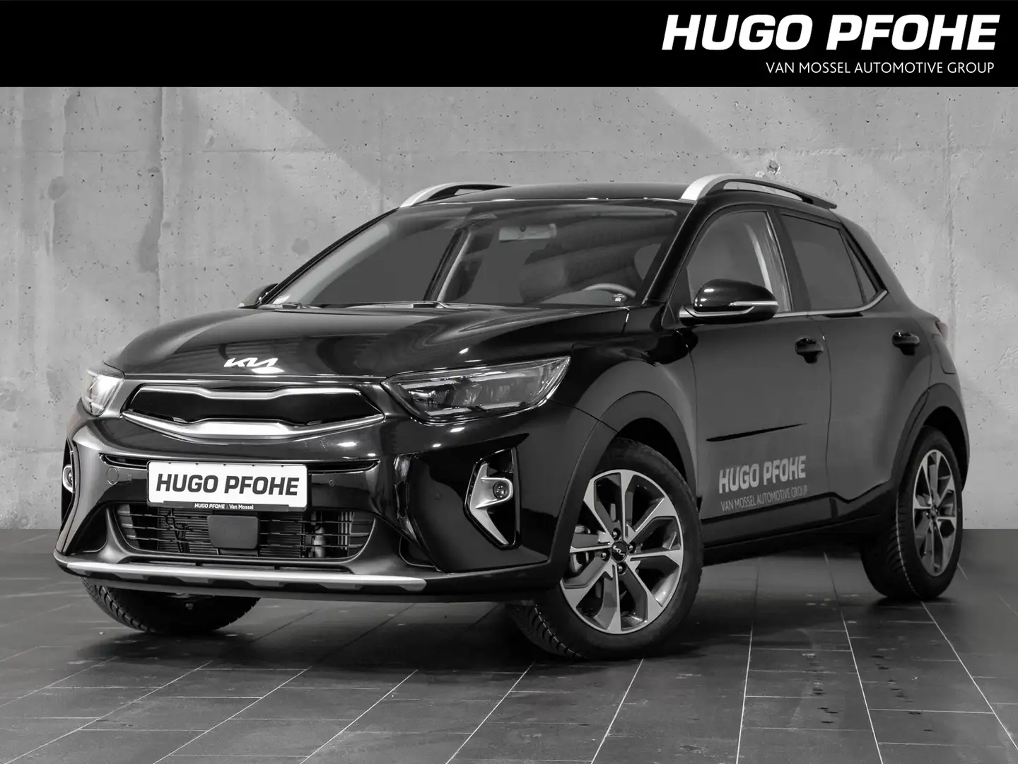 Kia Stonic Spirit 1.0 T-GDI  | SHZ | LMF | RFK | Navi | AC | Schwarz - 1
