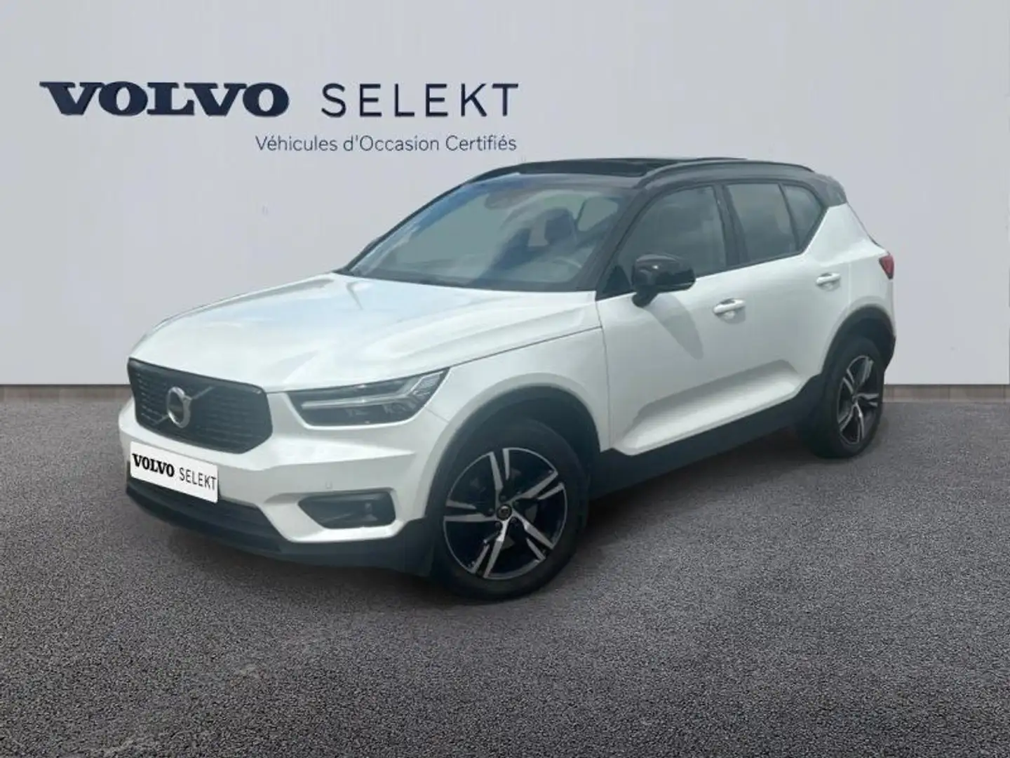 Volvo XC40 D4 AdBlue AWD 190ch R-Design Geartronic 8 Blanc - 1