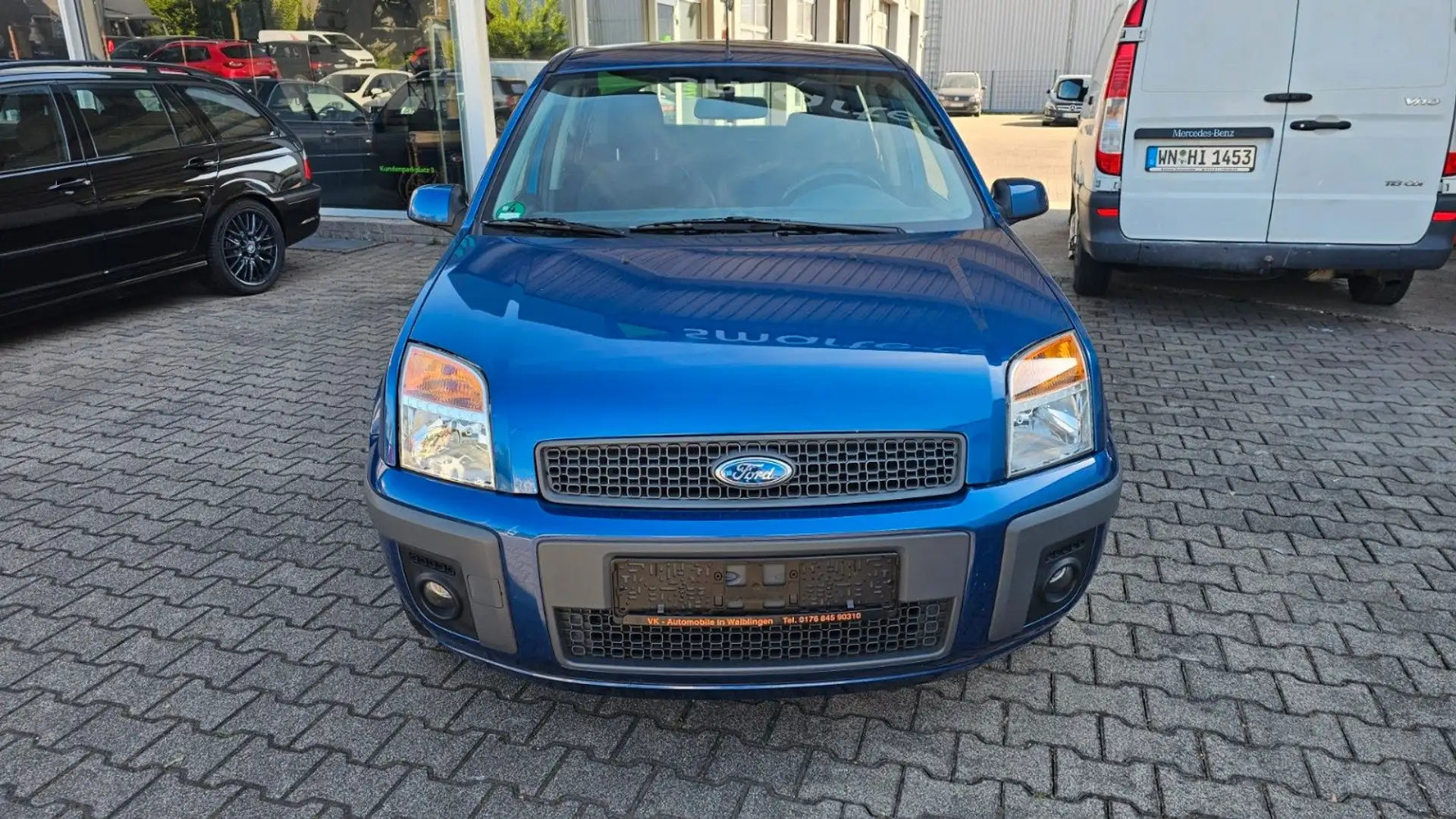 Ford Fusion Style, 1 Hand, TÜV neu, Klimaautomatik Blau - 2