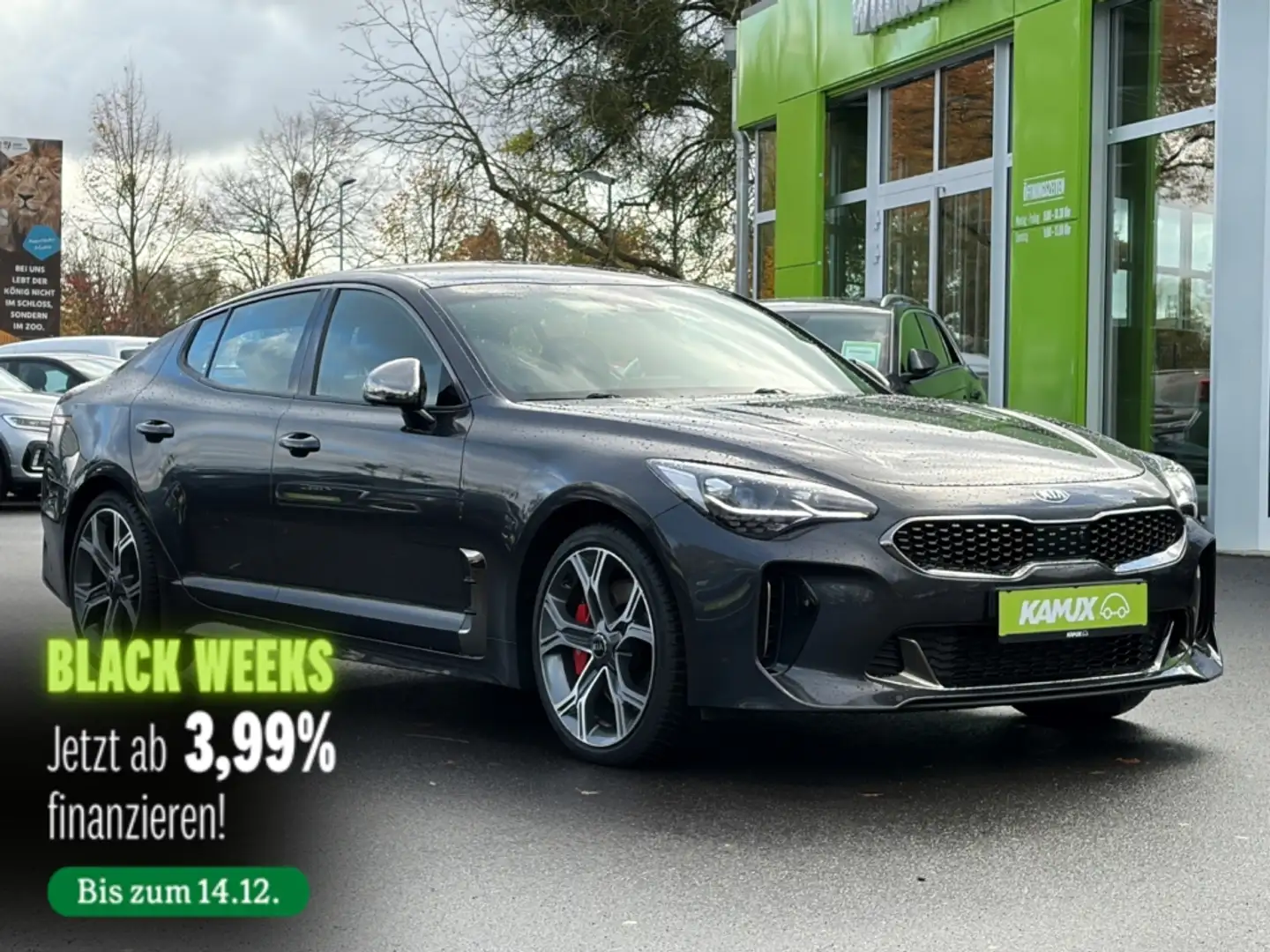 Kia Stinger 3.3T-GDI V6 4WD Aut.GT+LED+NAVI+HUD+PDC Grau - 1