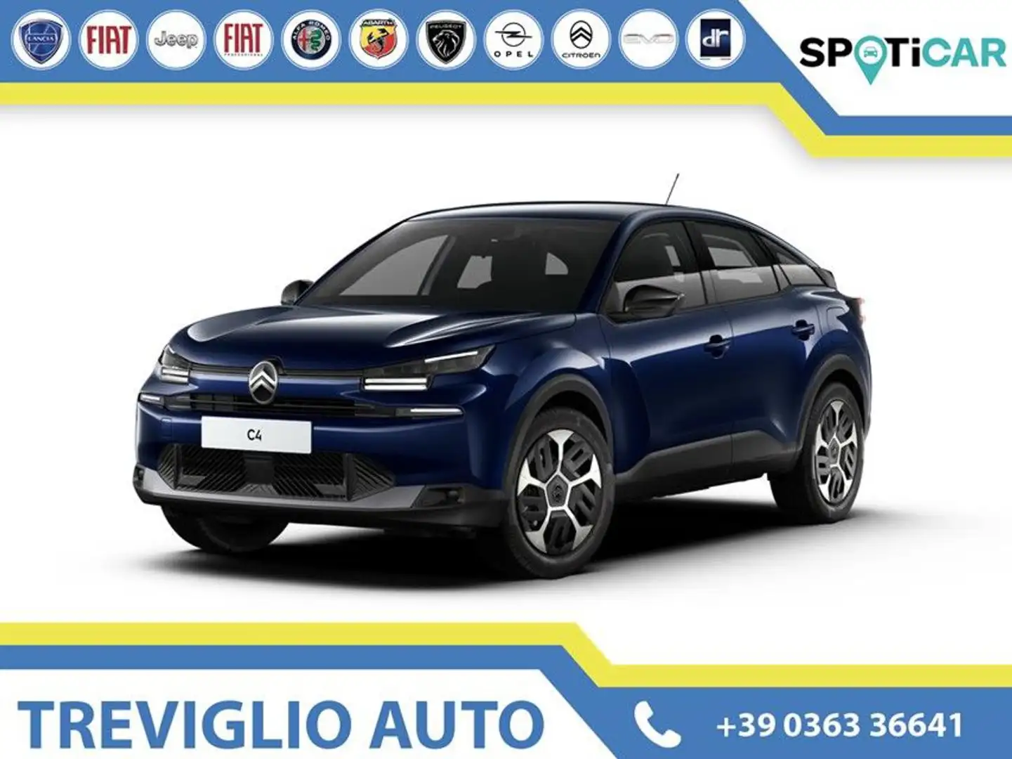 Citroen C4 Hybrid 145 e-DCS6 PLUS+BUSINESS+COLLECTION+MAX Blu/Azzurro - 1