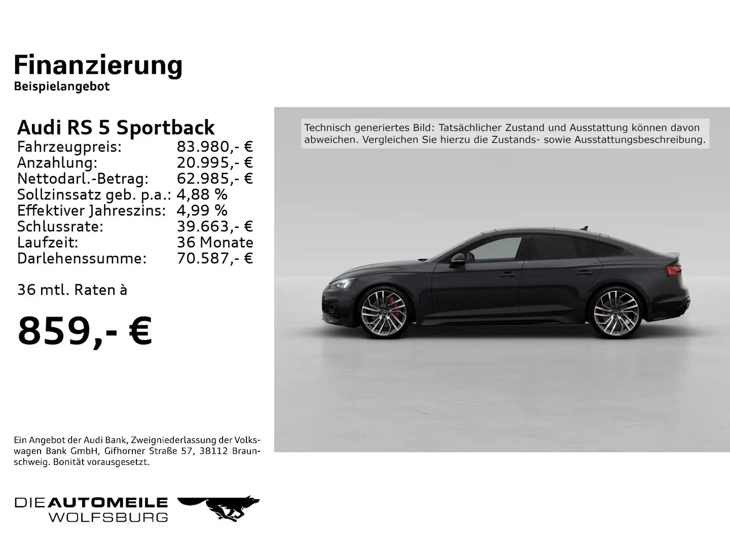 Audi RS5 2.9 TFSI quattro tiptronic Pano/H Noir - 2