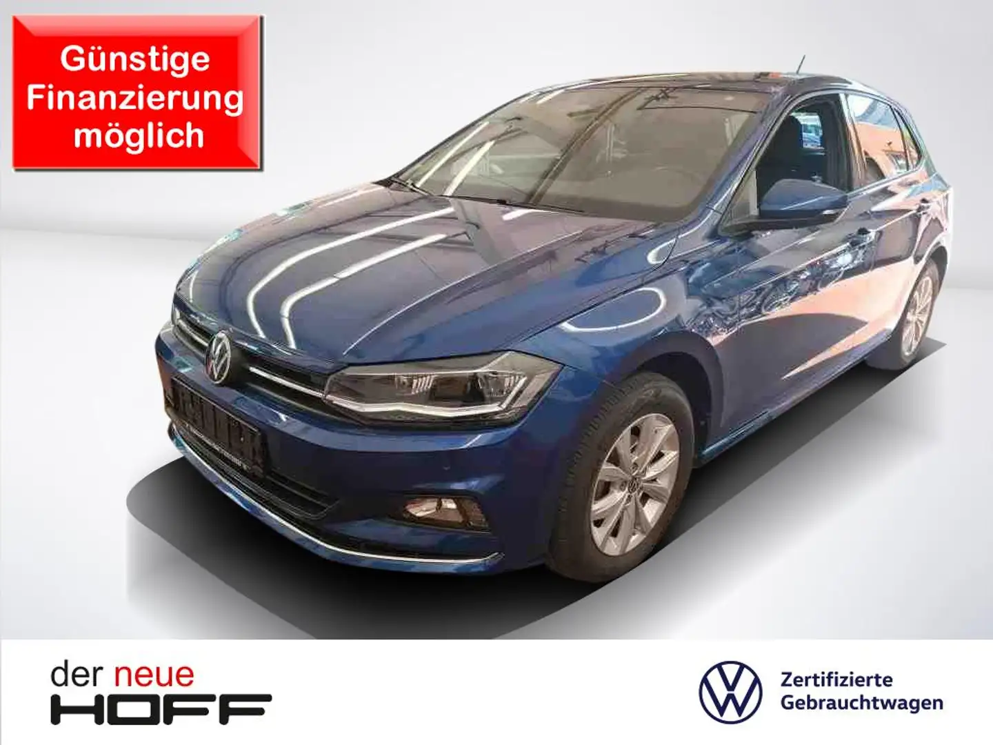 Volkswagen Polo 1.0 TSI Highline Navi Kamera SHZ LED DAB+ Blau - 1