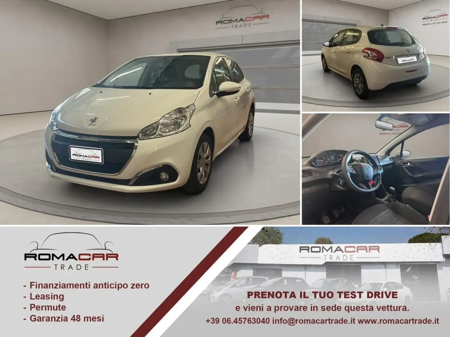 Peugeot 208 1° serie BlueHDi 100 S&S Van Active + IVA Blanc - 1