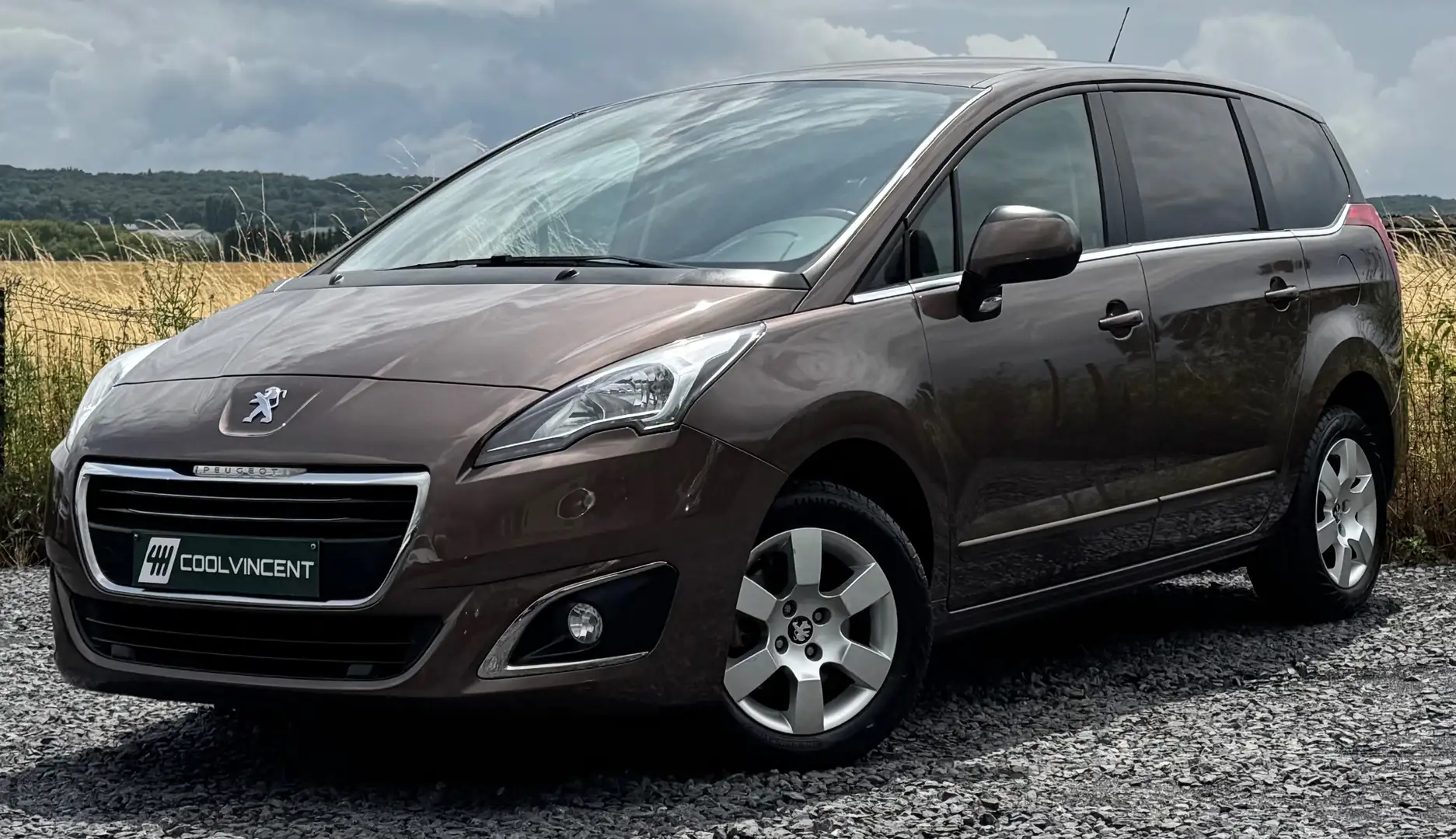 Peugeot 5008 EURO 6 * 1ère Main - Full Historique Brun - 1