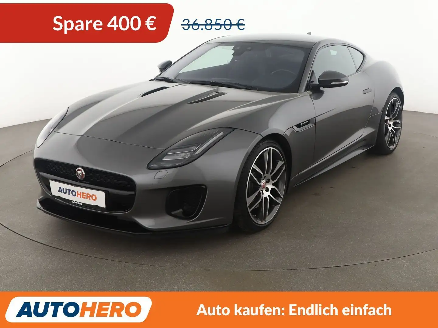 Jaguar F-Type 30t R-Dynamic Aut.*NAVI*CAM*LED*PDC*SHZ*PANO*TEMPO Gris - 1